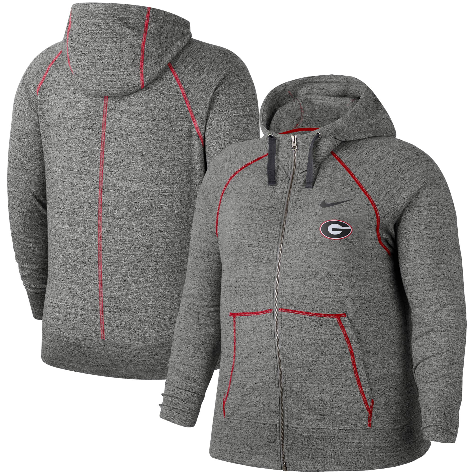 georgia bulldogs full zip hoodie