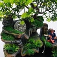 thumbnail image 4 of Miumaeov Ornament Rockery Fountain Waterfall Fengshui Desktop Zen Decor, 4 of 12