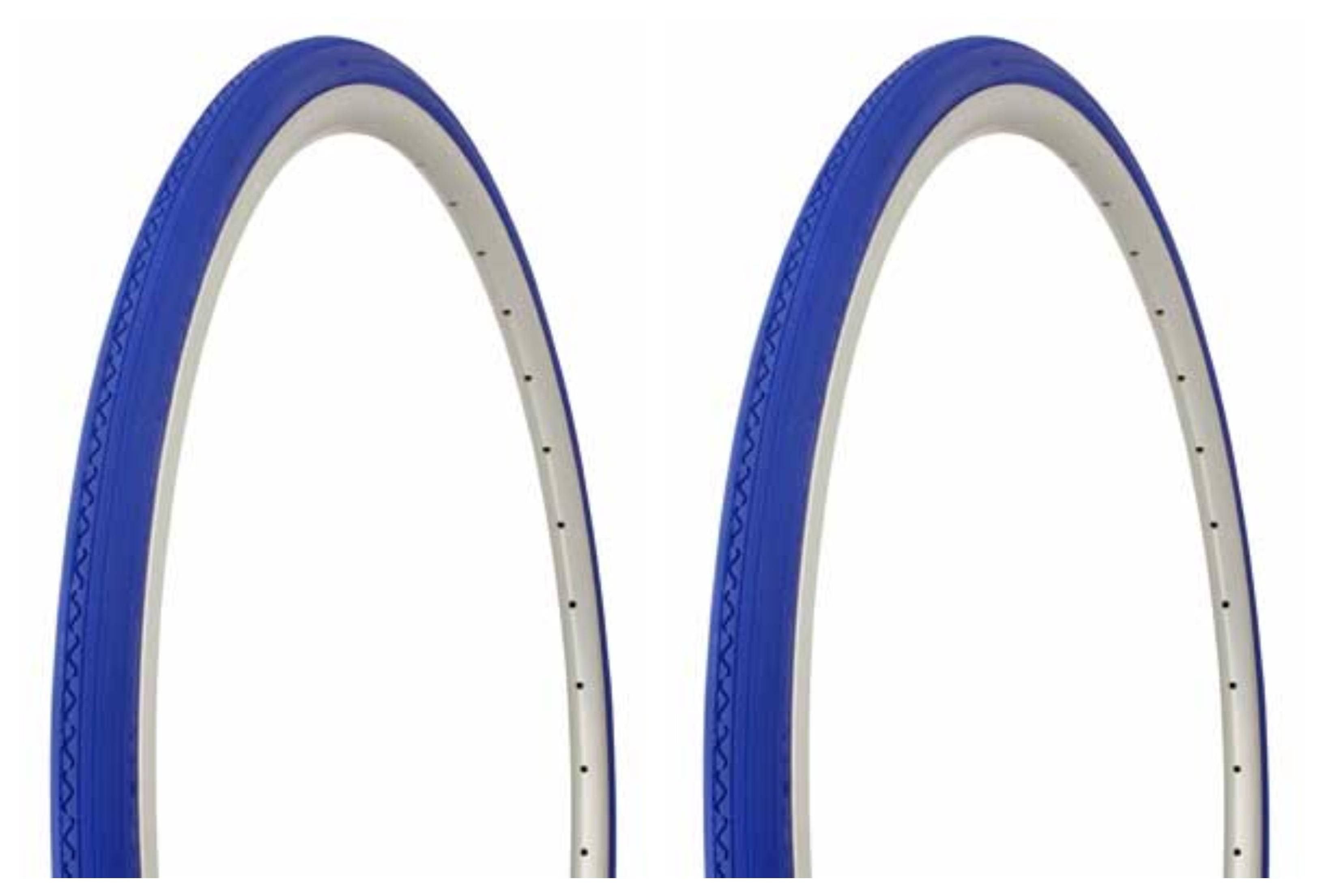 Tire set. 2 Tires. Two Tires Duro 700 x 28c Blue/Blue Side Wall HF156