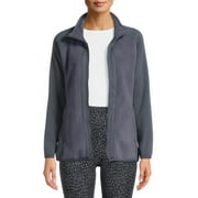 Time and Tru Women's and Plus Bonded Fleece Jacket