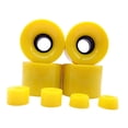 thumbnail image 3 of Ruedas de monopatín shamjiam 4 Uds 78A 60mmx45mm para Longboard y crucero amarillo, 3 of 8
