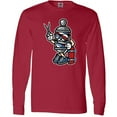 thumbnail image 3 of Inktastic Barber Skater Long Sleeve T-Shirt, 3 of 5