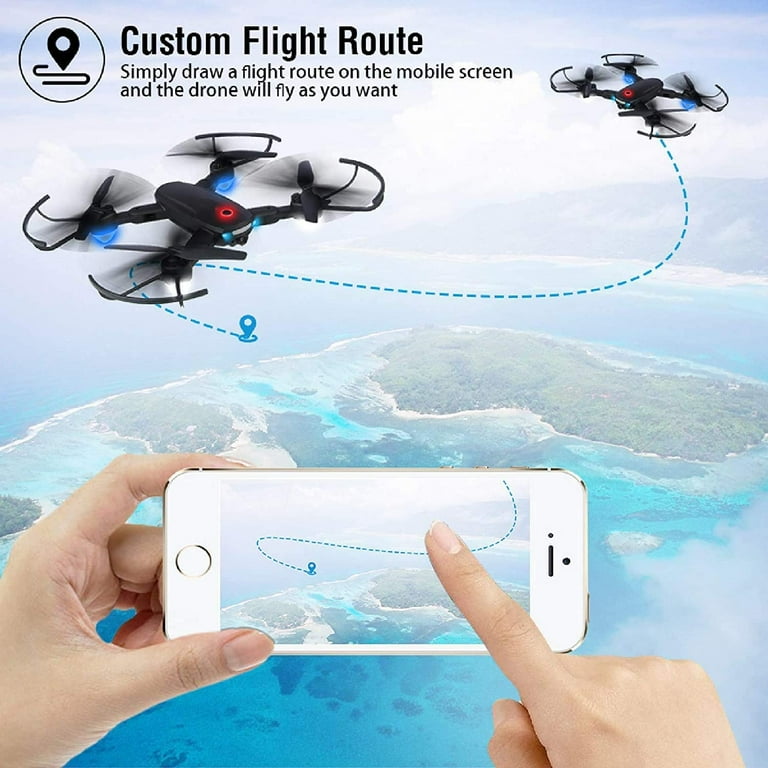 Foldable wifi fpv rc 2025 quadcopter drone