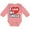 Mauve, variant on Inktastic I Love My Uncle Boys or Girls Long Sleeve Baby Bodysuit