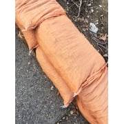 Sandbags For Flooding - Size: 14 x 26 - Orange - Sandbags Empty - Sandbags Wholesale Bulk - Sand Bag - Flood Water Barrier - Water Curb - Tent & Store Bags (10 Bags)
