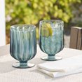 thumbnail image 3 of Better Homes & Gardens 15-Ounce Tritan Plastic Wine Goblet, Blue, 3 of 8