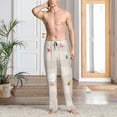 thumbnail image 2 of Balery Funny Goose1 Pantalones de pijama para hombre, pijama ultraligero, pantalón de descanso-XX-Large, 2 of 6