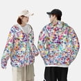 thumbnail image 4 of Kdxio Colorful Watercolor Dots Print Women Men Sun Protection UPF 50+ Jackets Zip Up Long Sleeve Hoodie Hiking Lightweight with Pockets, 4 of 7