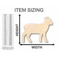 thumbnail image 2 of Unfinished Wood Lamb Sheep Shape - Farm Animal - Craft - up to 46" DIY 20" / 1/8", 2 of 3