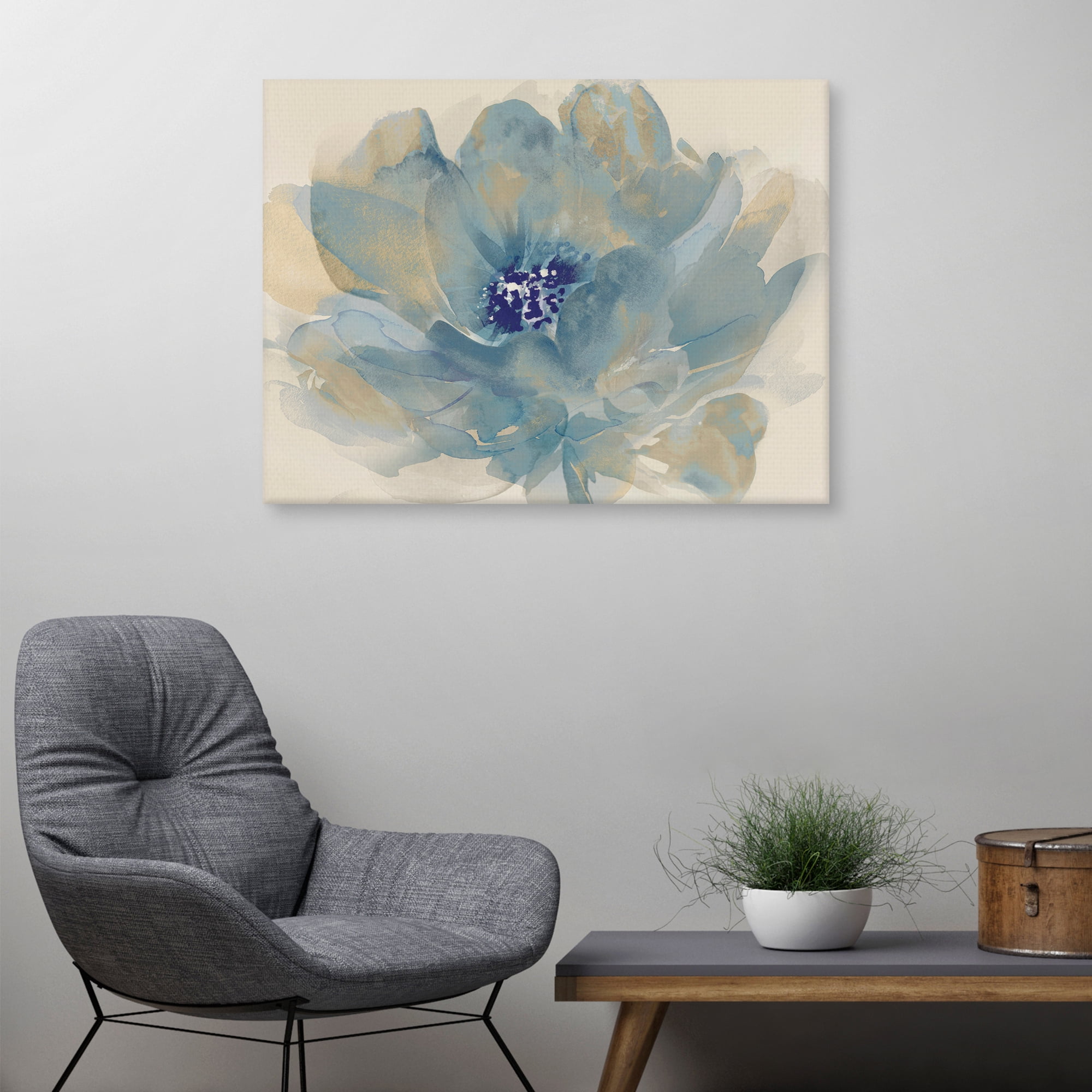 Floral Clouds Dreams by Tania Bello Canvas Art Print