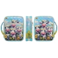 thumbnail image 2 of Xixirimido Bible Cover Case Large Bible Cover with Handle Quilted Bible Carrying Case Bag with Bookmarks Bible Study Supplies Accessories, Cute Cows Family Vibrant Floral, 2 of 7