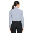 thumbnail image 3 of Devon & Jones DG537W Women's CrownLux Performance Microstripe Dress Shirt-Navy/ White-XL, 3 of 6