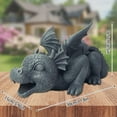 thumbnail image 4 of Fontaine de Dragon de Jardin Résistante aux Intempéries, Statue de Dragon Réaliste avec Jet d'Eau, Ornement d'Extérieur pour Jardin, Cour, Étang, Piscine, 4 of 10