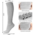 thumbnail image 3 of YooGuoGuo Slouch Socks Women Thigh High Boot Socks Soft Scrunch Socks Size 5-11, 3 of 6