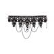 thumbnail image 2 of Fiudx Gargantilla de Encaje Negro con Colgante de Cristal Gótico, Cadena con Borlas Ajustable, Elegante Joya de Fiesta, Atuendos Casuales para Graduación, Diseño Ligero, Extensión de 30 Cm + 18 Cm., 2 of 7