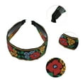thumbnail image 3 of 1 Pc Diadema Clásica de Bordado Bohemio para Mujeres y Niñas de 1.97" de Ancho Negra, 3 of 6