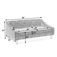 thumbnail image 2 of Orthopedic Elevated Dog Bed – High-Density Foam / Waterproof & Anti-Scratch Removable Cover, Gray, 2 of 8