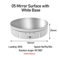 thumbnail image 2 of 3 Speeds Electric Rotating Display Stand Mirror/Frosted Turntable Jewelry Holder Stand Base For Photography Video Shooting ,Quiet and Smooth, 2 of 7