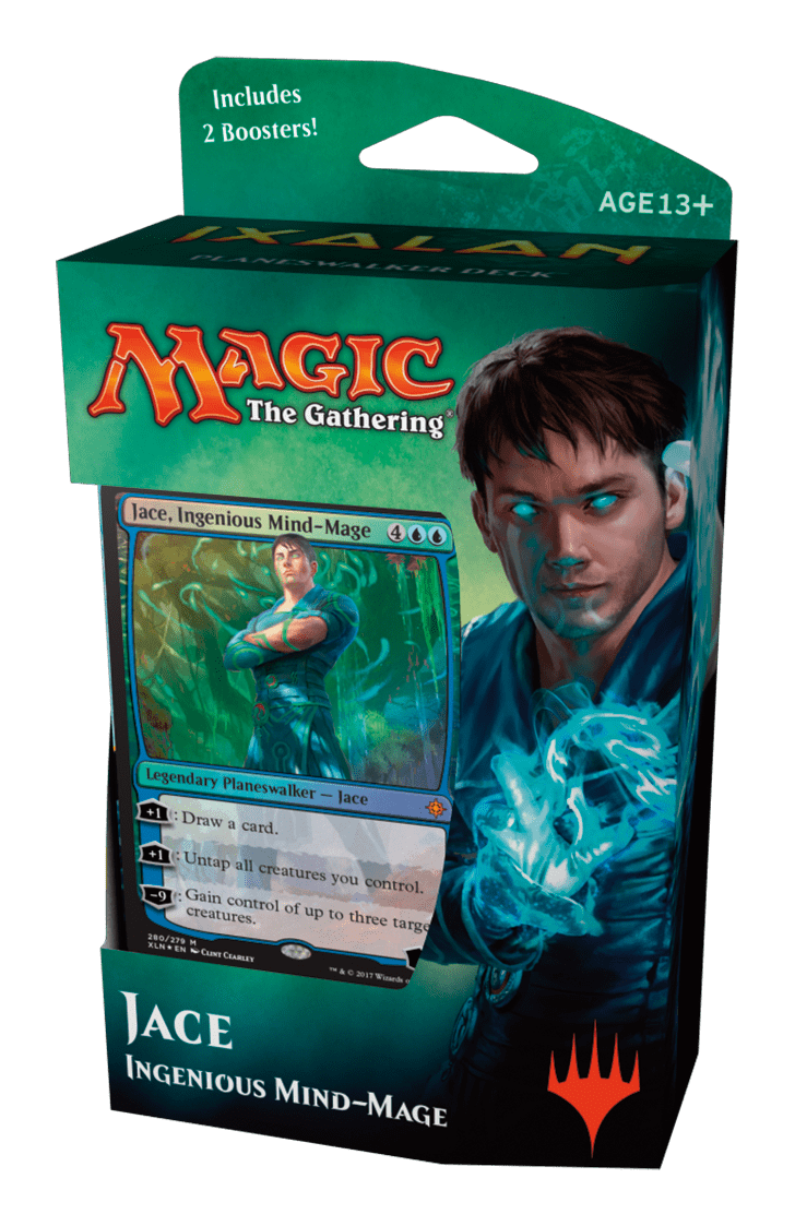 Magic The Gathering: IXALAN Planeswalker Deck - Jace - Ingenious Mide-Mage