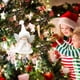thumbnail image 1 of Decoraciones de muñecas colgantes navideñas - Muñeca Angel Girl de 7 pulgadas con alas para árbol, ventana o habitación - Adorno de tela azul, blanco o rosa, 1 of 6