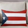 thumbnail image 2 of Puerto Rico National Flag Throw Pillow Cover Case, Couch Sofa Bed Pillowcase, Soft Decorative Lumbar Pillow Protector, 12x20Inch Reversible Pillow Shams with Zipper, 2 of 6