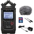 thumbnail image 1 of Zoom H4n Pro All Black 4-Track Portable Recorder (2020 Model) with Zoom AD-14 AC Adapter, Windbuster, 16GB Memory Card & USB Cable Bundle, 1 of 2