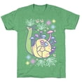 thumbnail image 3 of Pastel Mushroom Snail Unisex Triblend Tee Tee Shirt Sweatshirt Hoodie, 3 of 6