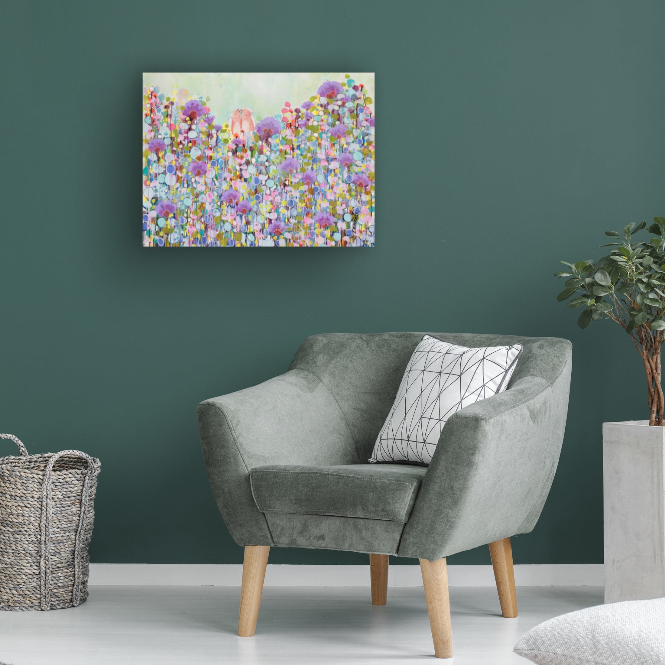 Canvas Wall Art - Sylvie Demers 'Cherir Sylvie Demers' Wall Art for Living Room, Bedroom, or Office D?cor by Trademark Fine Art - 19 x 14 Inches