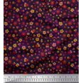 thumbnail image 1 of Soimoi Rayon Crepe Fabric Check & Floral Clip Art Print Fabric by Yard 46 Inch Wide, 1 of 1