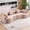 Beige, variant on Oversized Sectional Sofa for Living Room, 110’’ Modern Luxury Plush Chenille 4-Seater Extra Deep & Wide Seat Curved Cloud Couch with 4 Throw Pillows, No Assembly Needed, White