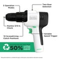 thumbnail image 6 of BLACK+DECKER Reviva 12V MAX* Cordless Hammer Drill with Charger and Screwdriver Bit (REVCHD12C), 6 of 10