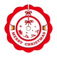 thumbnail image 1 of M Christmas Tree Skirt With Creative Print, Available In 90Cm Sizes, Polyester Material For A Beautiful Base For Your Holiday Tree And Gifts, 1 of 7