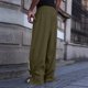 thumbnail image 4 of Pantalones con Cremallera Bolsillos Hombres Sueltos Casual Cordón Elástico-Cintura Pantalones Deportivos de Jogging, Pantalones de Bolsillo de Color Sólido para el Uso Diario Al Aire Libre Casual, 4 of 7