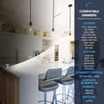 thumbnail image 6 of LUXRITE 4" Gimbal LED Recessed Light, 5CCT, 15W, 1250LM, Dimmable, CRI90 ETL 6PK, 6 of 7