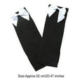 thumbnail image 4 of Knee Socks Cute Beautiful Modified Leg Shape Simple Design Perfect Matching High Stockings Single Hose for Theme Party White Black Sock, 4 of 6