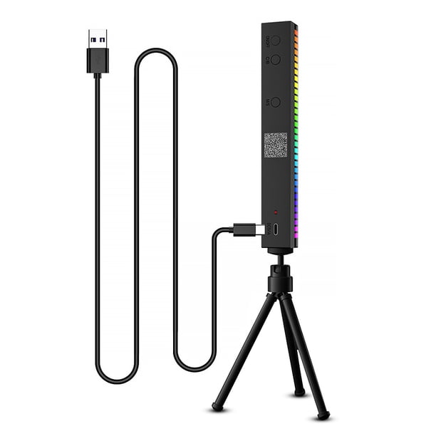 Billuyoard Lámpara de ambiente de suelo portátil, esquina que cambia de Color, luz de recogida 3D, música inalámbrica, ritmo, iluminación nocturna, Iluminación y accesorios No.02 Billuyoard HA010625-02B