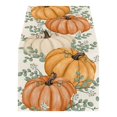 thumbnail image 1 of Binwennn Candy Cane Table He Is Risen Table Long Table 120 Inches Autumn Table Runner Themed Pumpkin Chrysanthemum For Home Dining Parties, 1 of 8