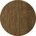 thumbnail image 1 of Ahgly Company Indoor Round Abstract Brown Modern Area Rugs, 3' Round, 1 of 4
