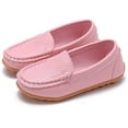 thumbnail image 5 of Boys Girls Leather Loafers Slip-On Oxford Flats Boat Dress Schooling Daily Walking Shoes(Toddler/Little Kids), 5 of 6