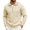 Khaki, variant on Men's Knit Coat with Shawl Collar Versatile Casual Outerwear for Spring Autumn Winter Long Sleeve Sweater Jacket with Front Pockets, Beige, XXL