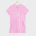 thumbnail image 4 of Ichuanyi Womens Tops Women Heart Printing Short Sleeve Shirt Casual Tops Blouse, 4 of 5