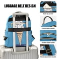 thumbnail image 3 of FORMRS Mini Backpack Purse for Women Travel Daypack Casual Shoulder Bag, Ice Cream Cat, 3 of 7