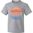thumbnail image 3 of Inktastic Lake Erie Distressed Retro Sunset Youth T-Shirt, 3 of 5