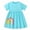 00-Sky Blue435, variant on WOYY Toddler Girls Short Sleeve Tshirt Dress Casual Rainbow Embroidery A-Line Midi Dress