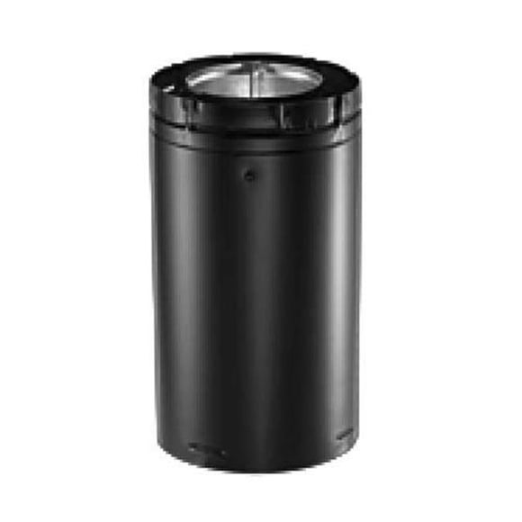 Dura-Vent 46DVA-08AB 4'' x 6-5/8'' DirectVent Pro 8-1/2'' Black Chimney Pipe Extension