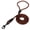 Brown-0.6X120CM, variant on Braided Dog Leash With Reflective Stitching Durable Walking Lead And Comfortable Handle For Small Dog Breeds Yellow-0.6X120Cm