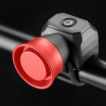 CxhicLuv Mini Bike Horn 2.3×1.4×1.4 Inch Battery-Powered, IPX4, 120dB – Electronic Cycling Horn, Perfect for Road Bikes, Mountain Bikes, Suitable for Riders, Red