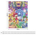 thumbnail image 2 of Super Mario (2) Manta de tela de superficie vertical súper suave de varios tamaños, acogedora y cálida, adecuada para cama, sofá, campamento, viajes, para todas las estaciones, liviana y compacta de, 2 of 8
