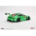 thumbnail image 2 of Topspeed Porsche 911 GT3 R (992) #77 Rexy AO Racing 2024 IMSA Daytona 24hrs GTD Pro 2nd Place Green 1:18, 2 of 6