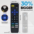 thumbnail image 2 of Big Button TV Remote Control Replacement for Samsung TV with LED Flashlight and Magnetic Mount for Seniors Elder Friendly No Programming Needed, 2 of 7